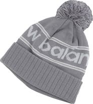 New Balance Knit Cuffed Pom Beanie