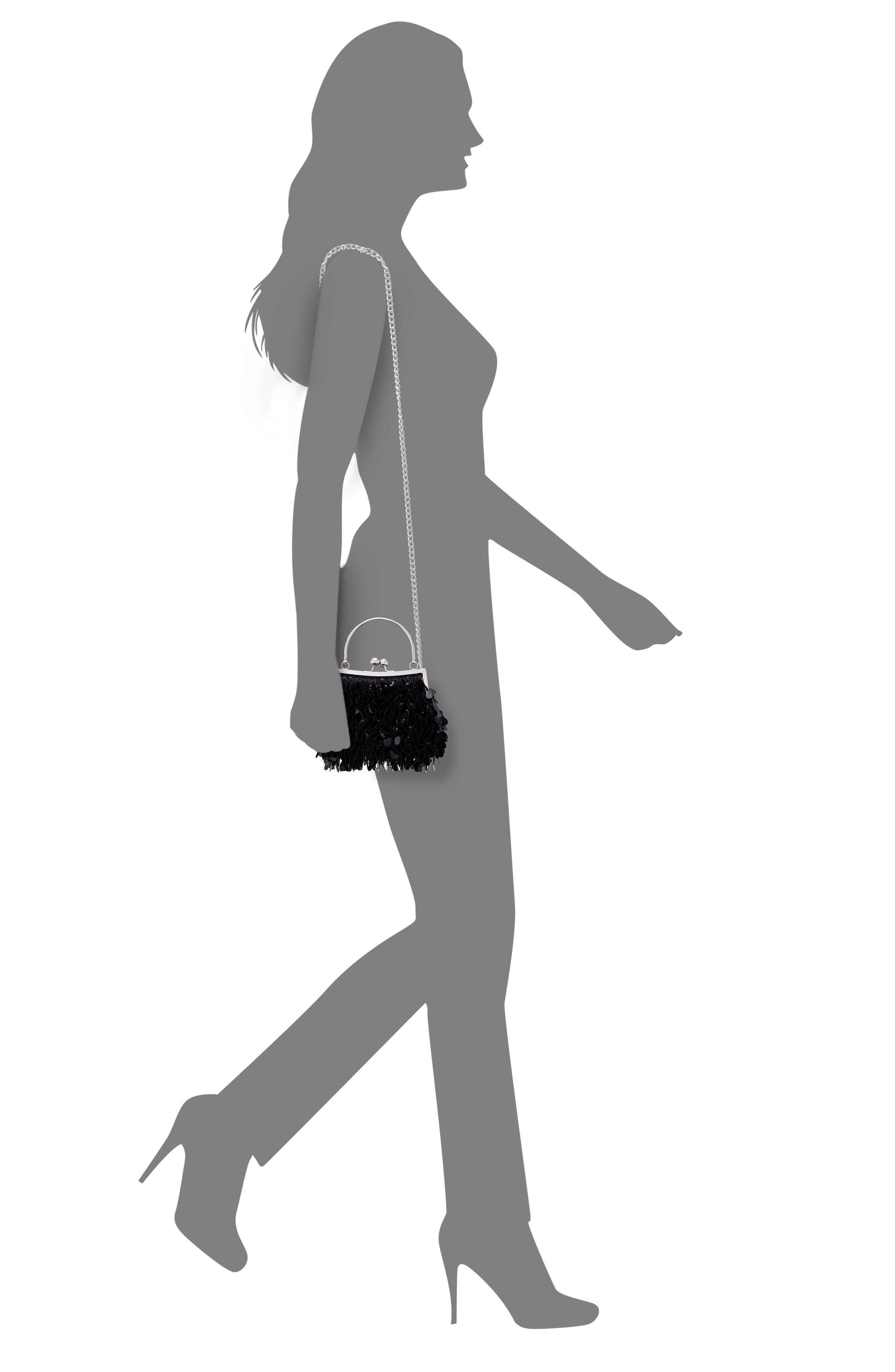 Nina Fleur Frame Clutch, Alternate, color, 