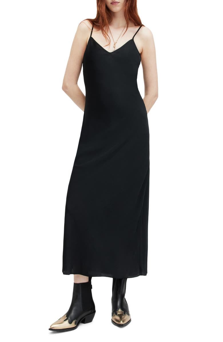 AllSaints Bryony Slipdress, Main, color, 