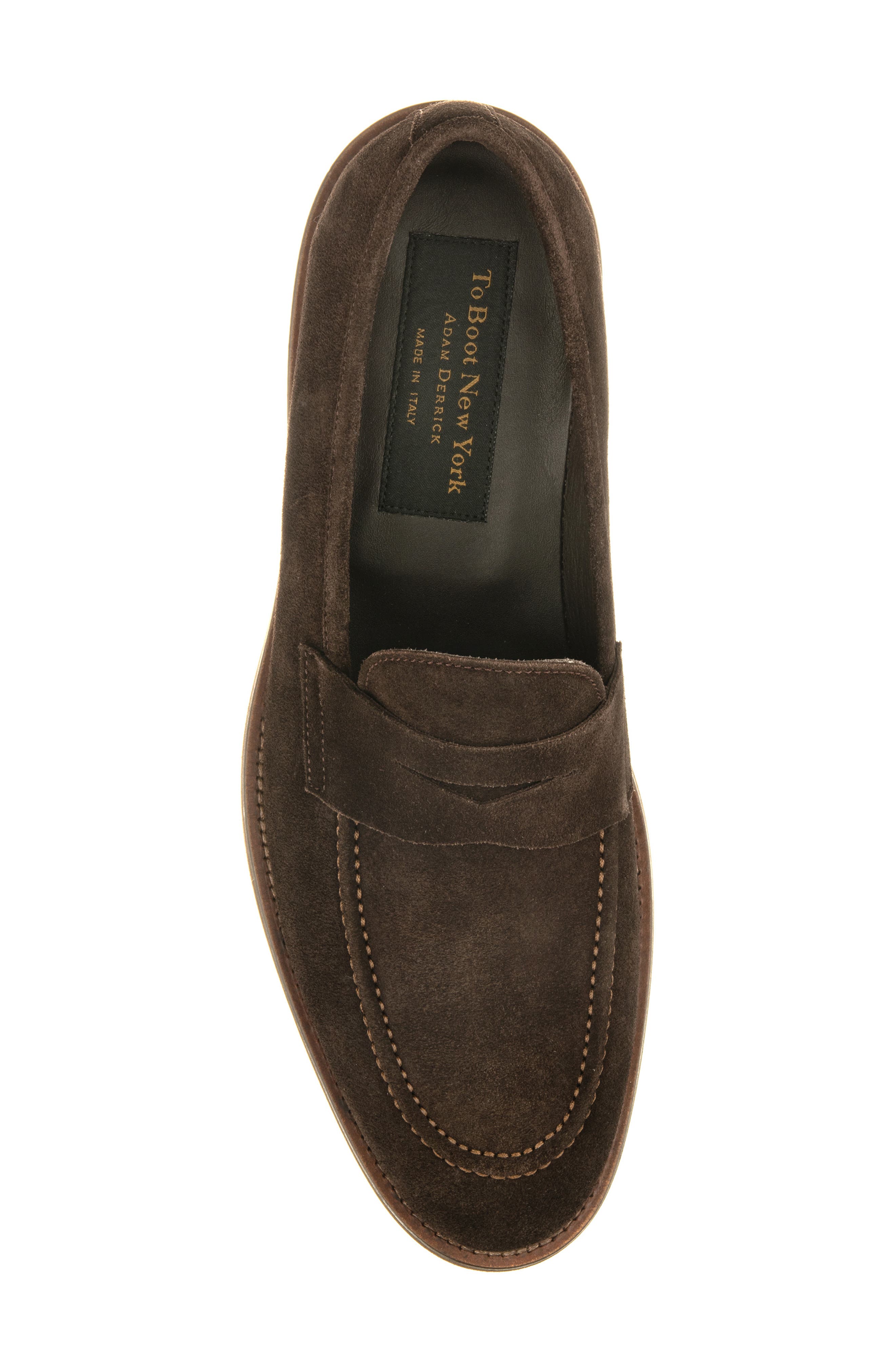 TO BOOT NEW YORK Brady Suede Penny Loafer, Alternate, color, 