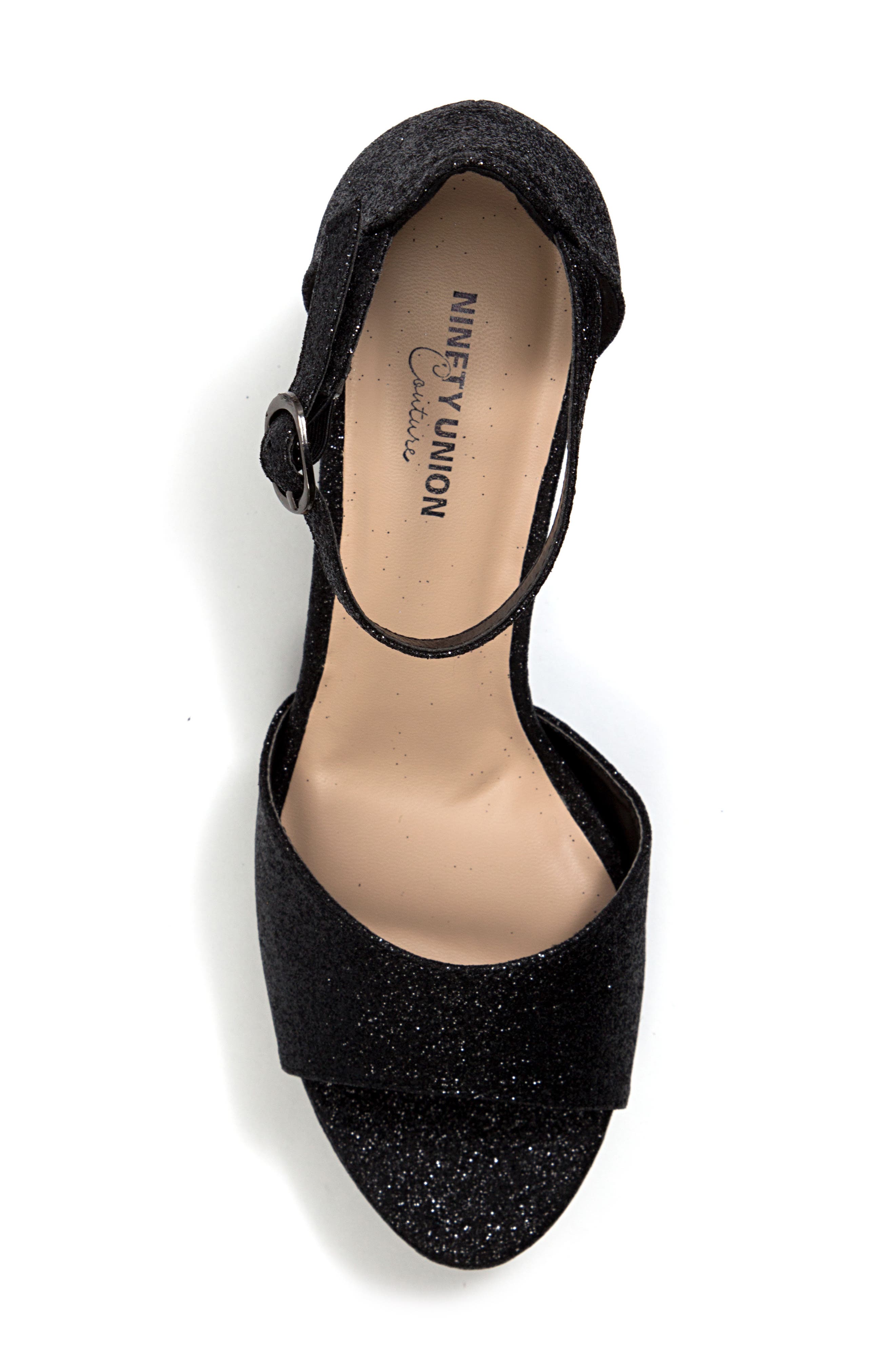 NINETY UNION Jassy Block Heel Sandal, Alternate, color, Black