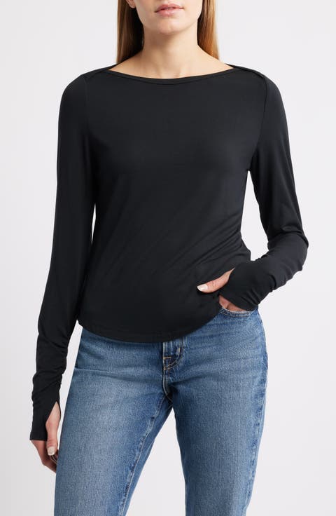 Long Sleeve Modal Blend Top