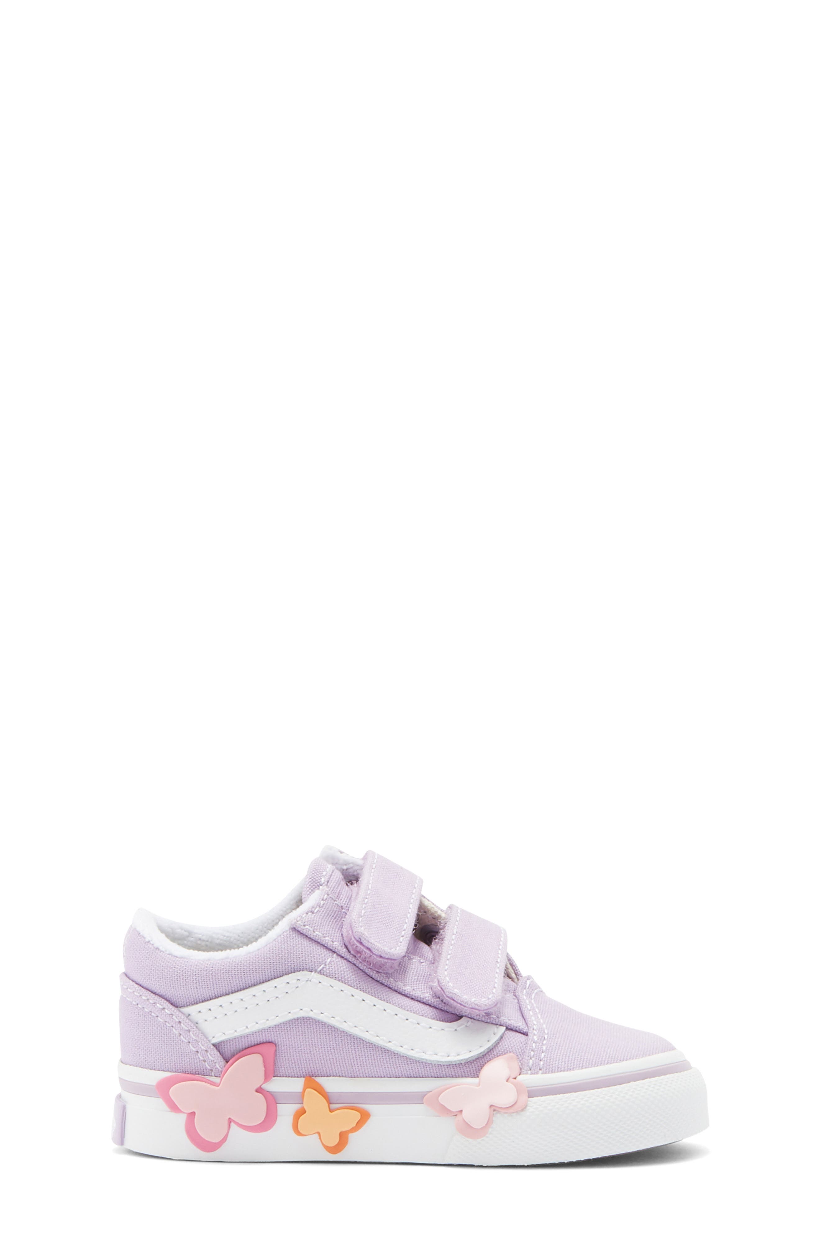 Vans Kids' Old Skool V Sneaker, Alternate, color, Soft Orchid