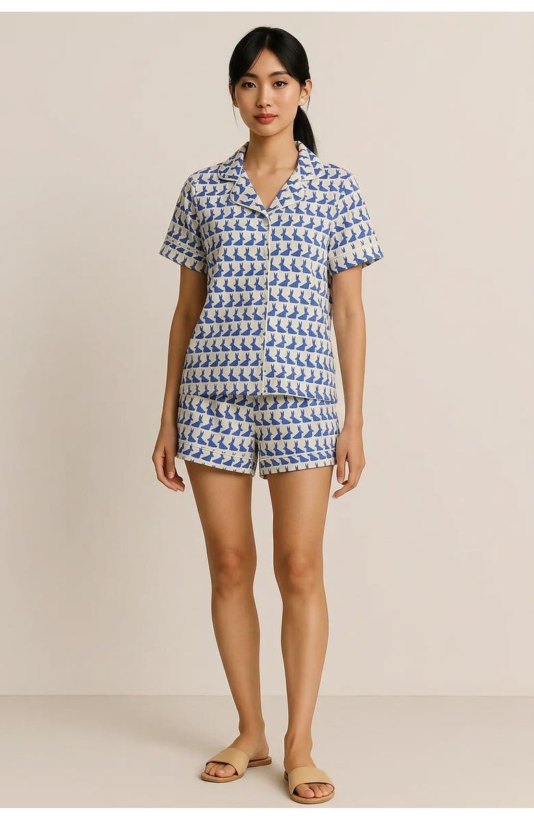 Ro's Garden Cora Women's Short Pajama Set, Main, color,