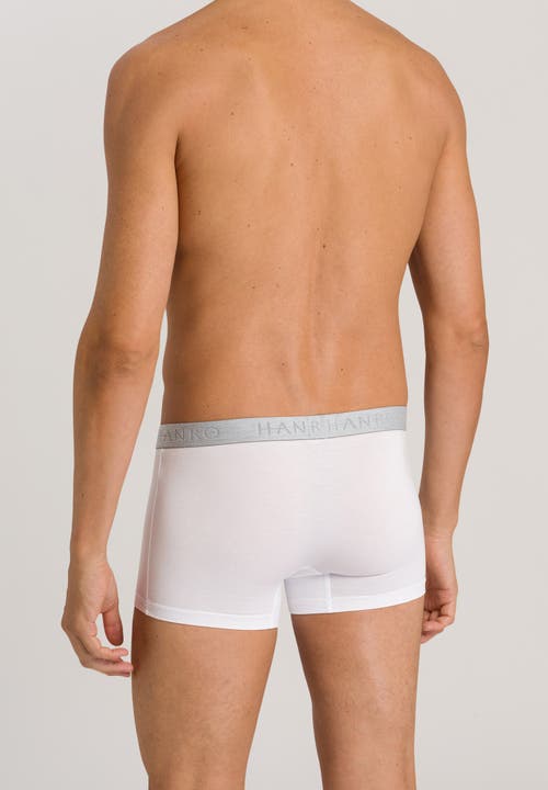Hanro Cotton Essentials Boxer Brief 2pk In White