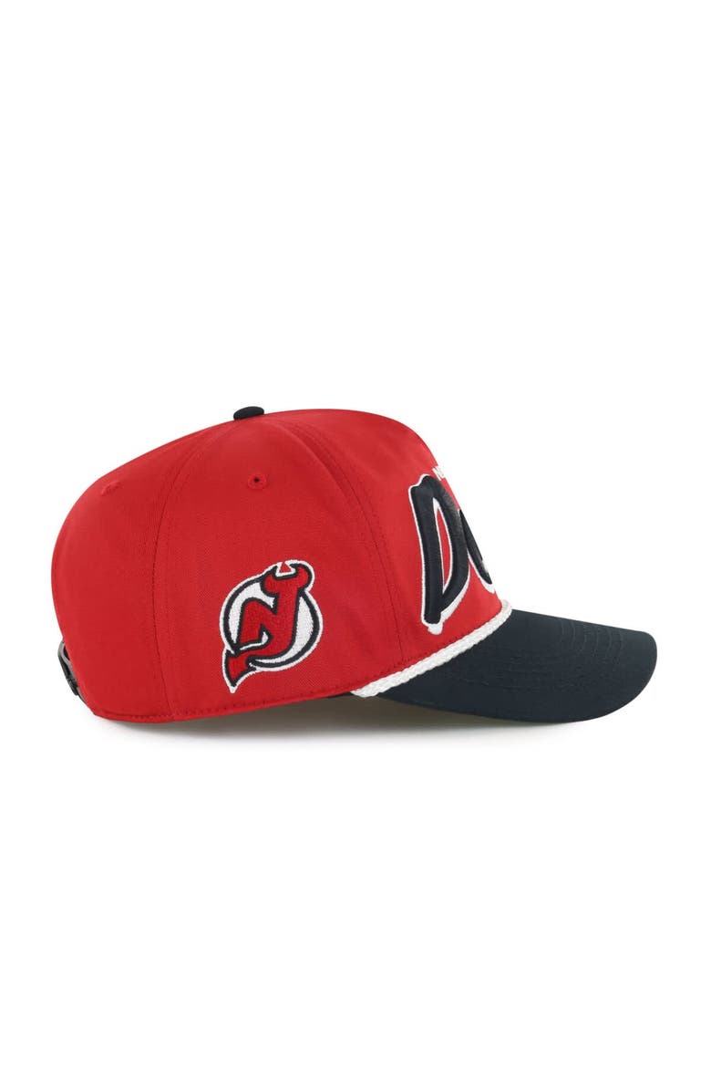'47 Men's '47 Red/Black New Jersey Devils Dropshadow Rope Hitch Adjustable Hat, Alternate, color, 