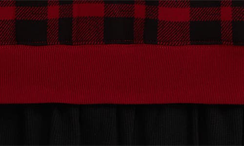 Polo Ralph Lauren Ralph Lauren Buffalo Check Fleece Dress In Multi