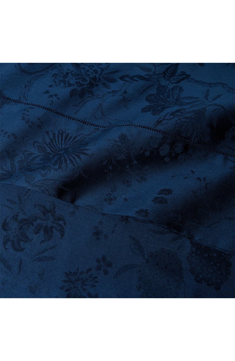 Ralph Lauren Bethany Floral Jacquard Fitted Sheet, Alternate, color,