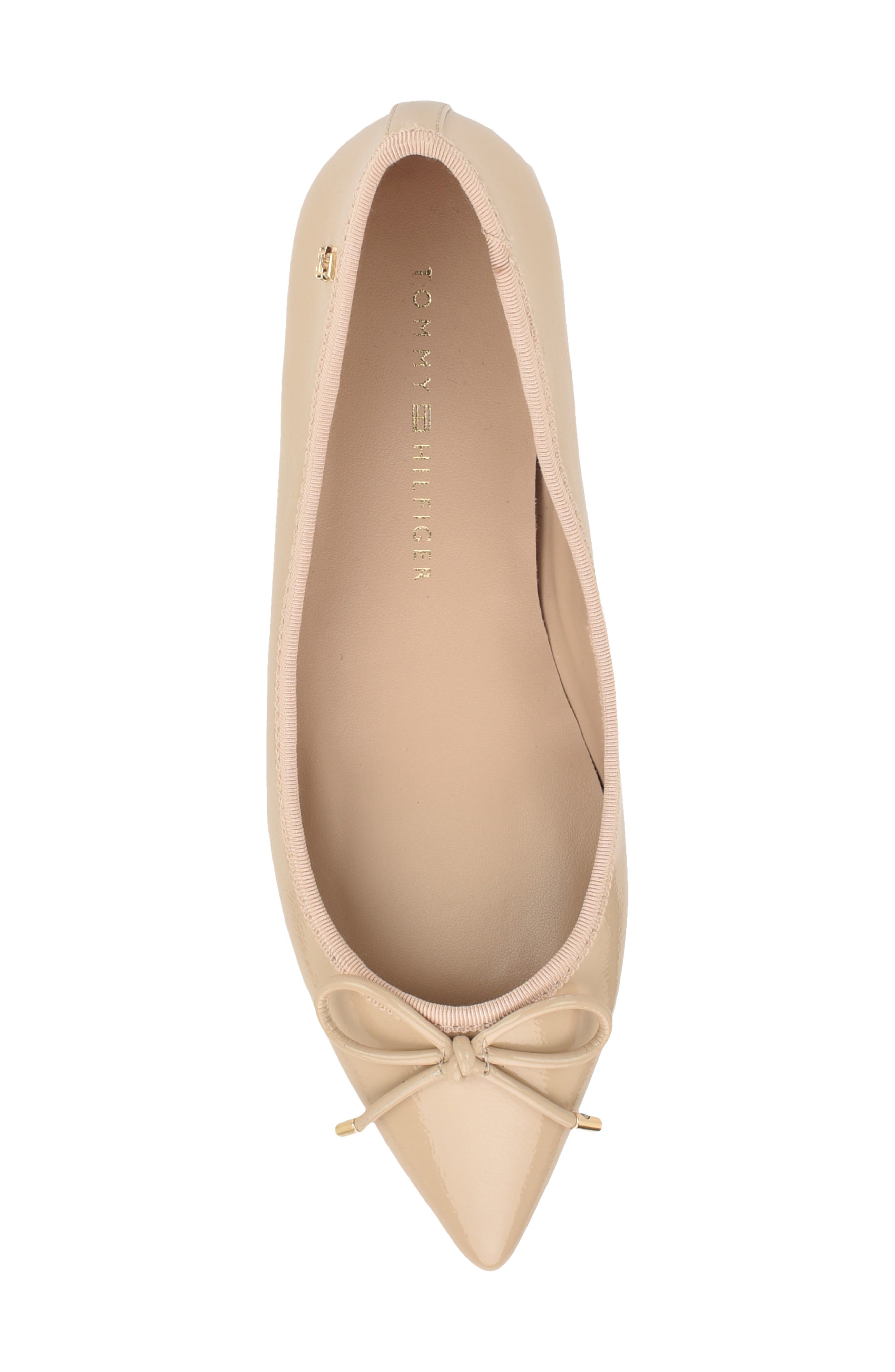 Tommy Hilfiger Kimio Pointed Toe Flat, Alternate, color, Light Natural