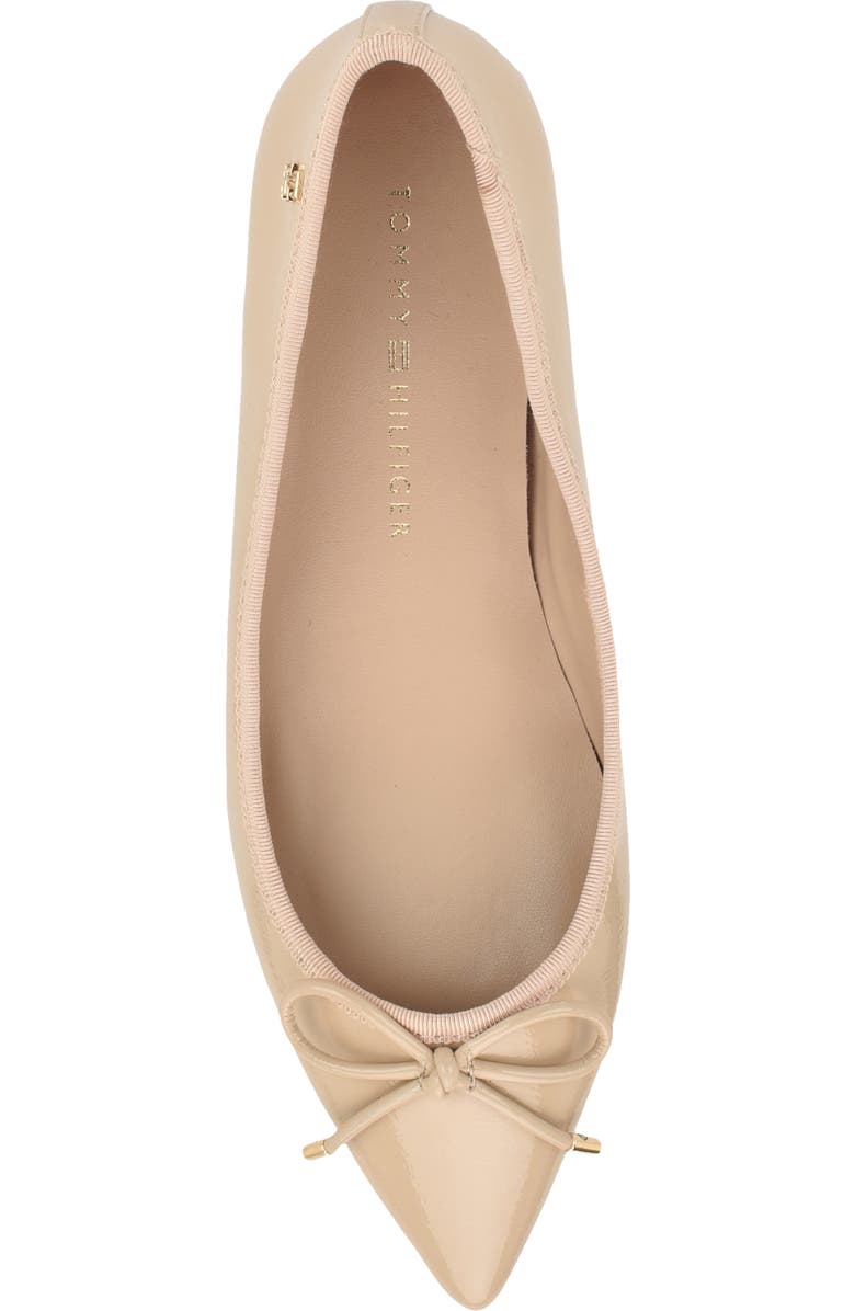 Tommy Hilfiger Kimio Pointed Toe Flat, Alternate, color, Light Natural