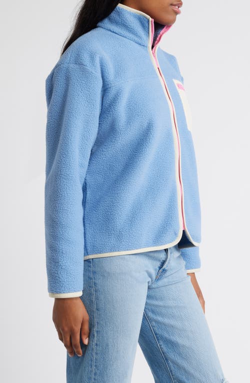 Florence By Mills High Pile Fleece Jacket In Endless Sky