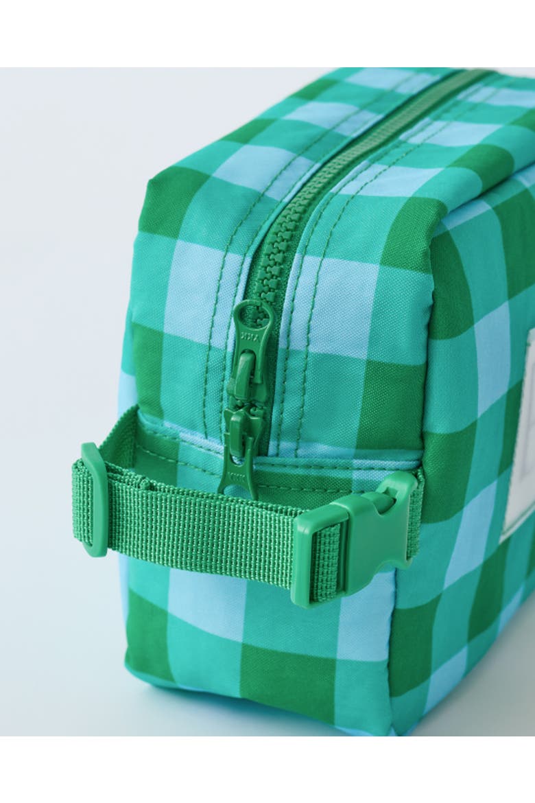 Mini Cooler Bag, Alternate, color, Teal Gingham