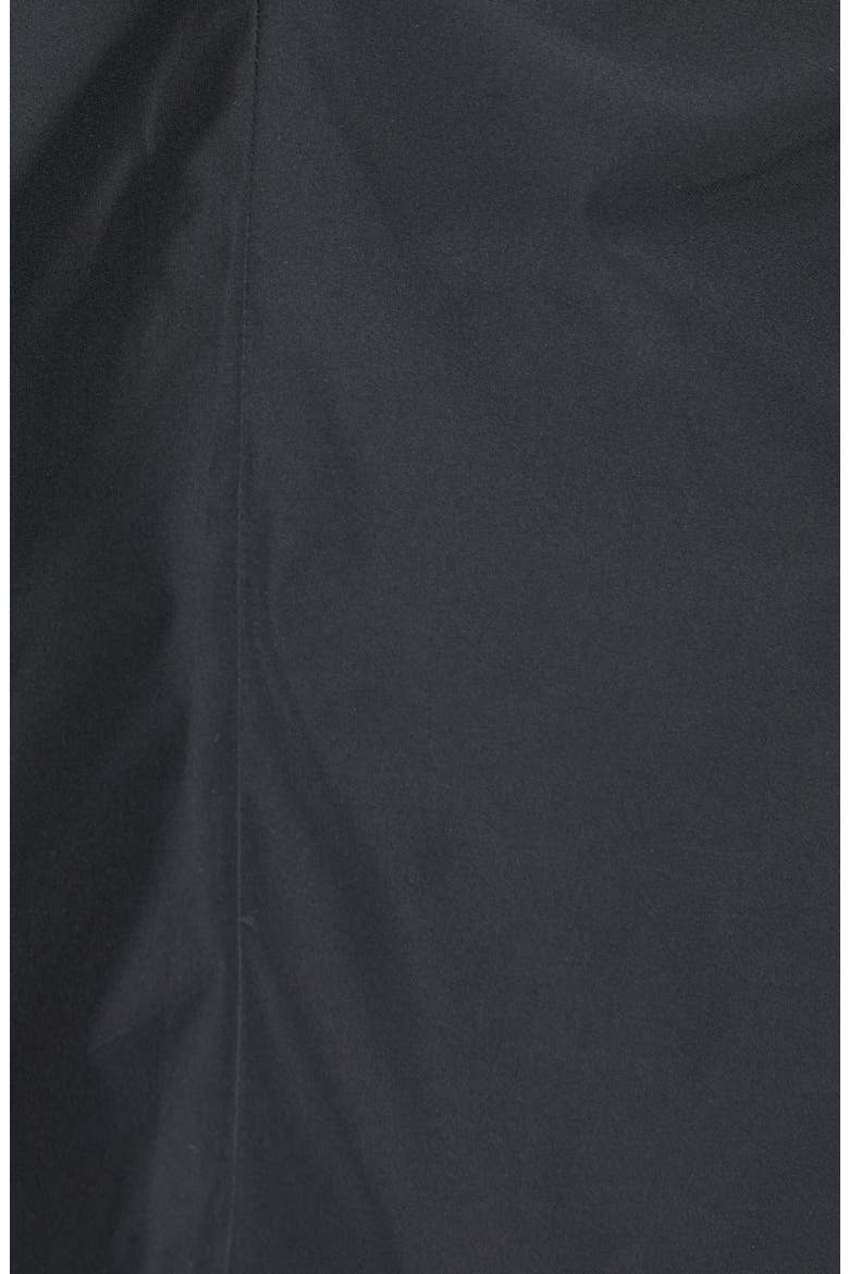 Ruched Front Woven Top, Alternate, color, CAVIAR