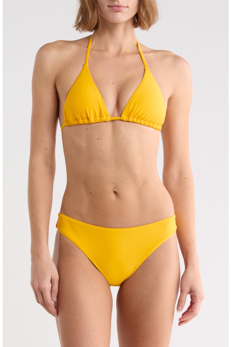 Triangle Bikini Top & Bottoms Set, Main, color, APRICOT