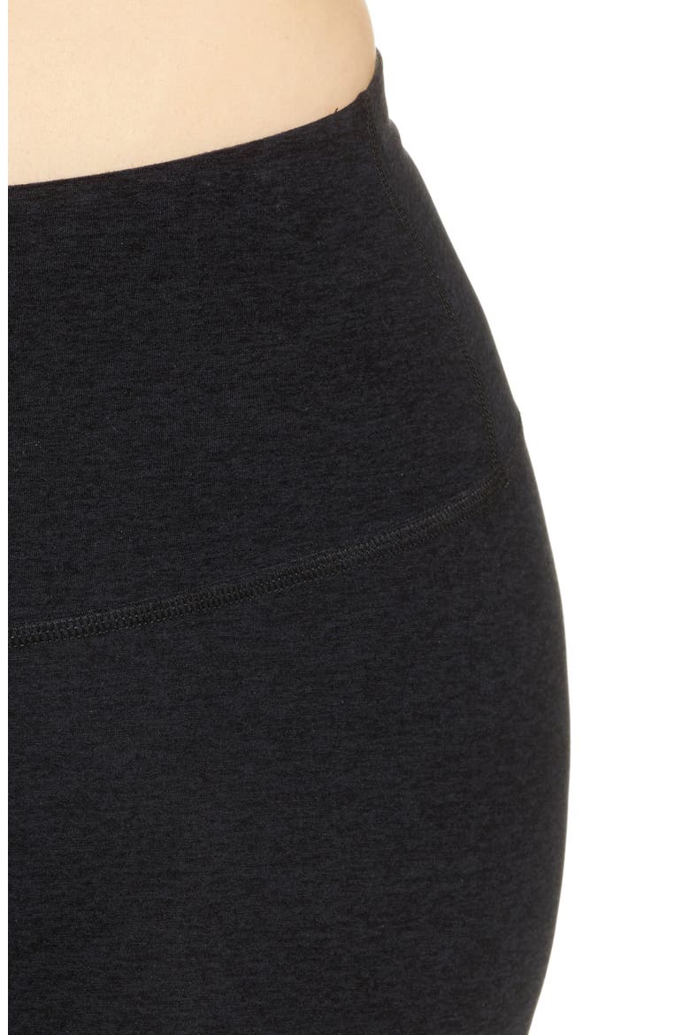 Walk & Talk Space Dye High Waist Leggings, Alternate, color, DARKEST NIGHT