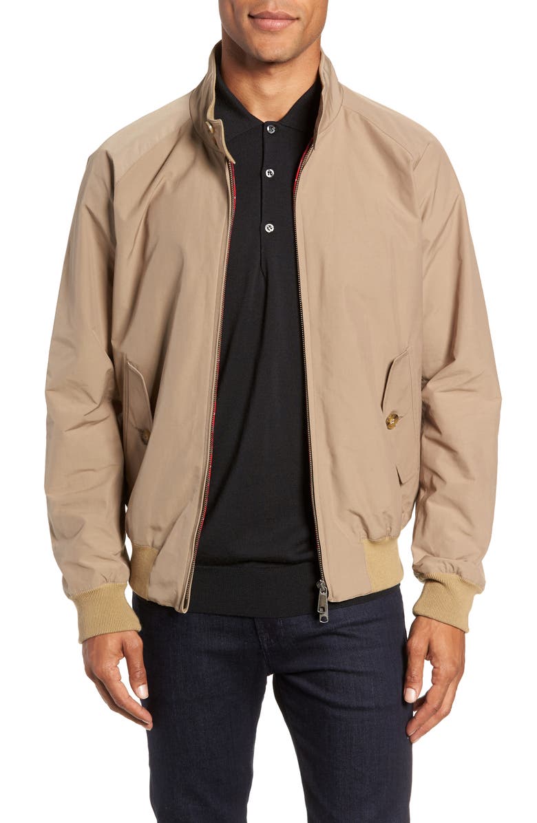 Baracuta G9 Water Repellent Harrington Jacket, Main, color,