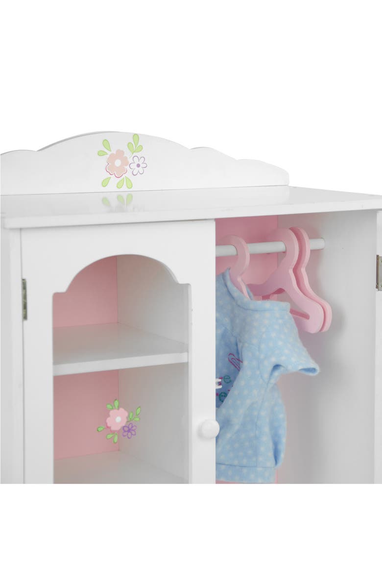 Teamson Kids Olivia's Little World Little Princess Toy Closet, Alternate, color, White