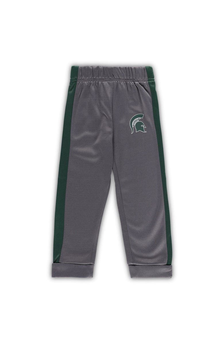 COLOSSEUM Toddler Colosseum Green/Gray Michigan State Spartans Shark Full-Zip Hoodie Jacket & Pants Set, Alternate, color, 