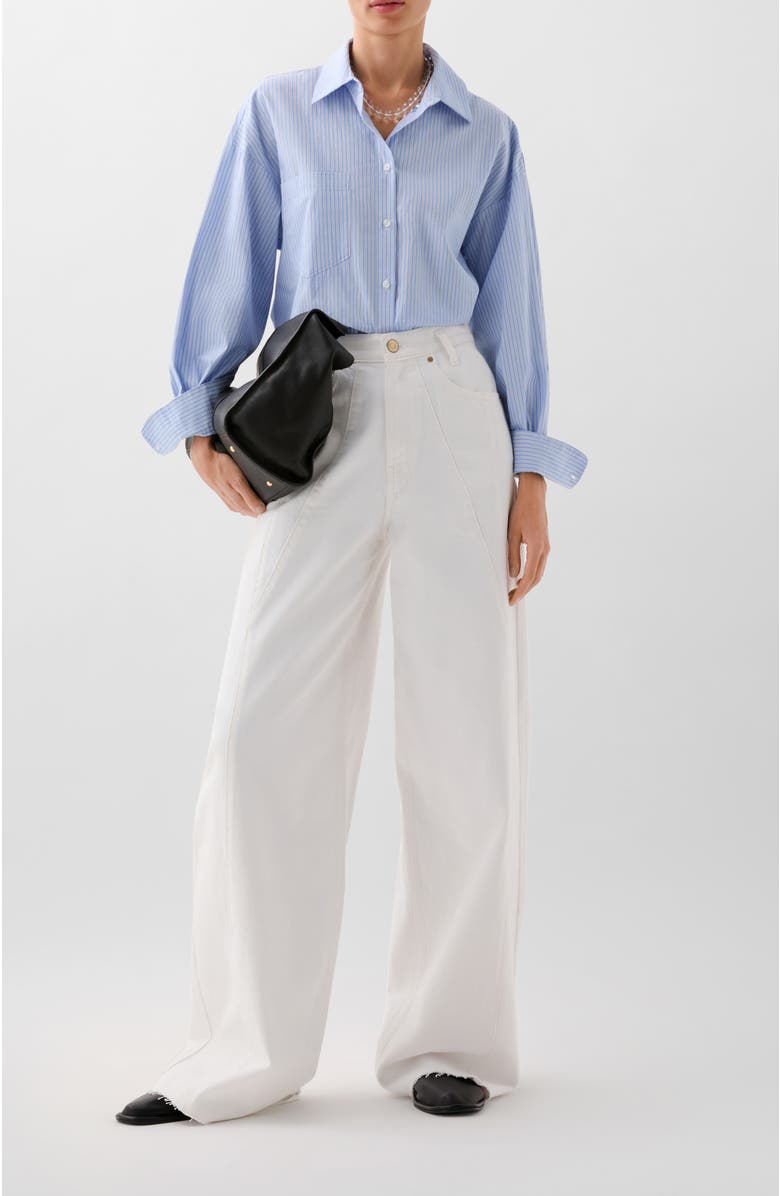 Scalpers New Curvy Denim Pant, Alternate, color, White