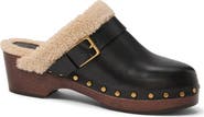PAIGE Helena Faux Shearling Clog