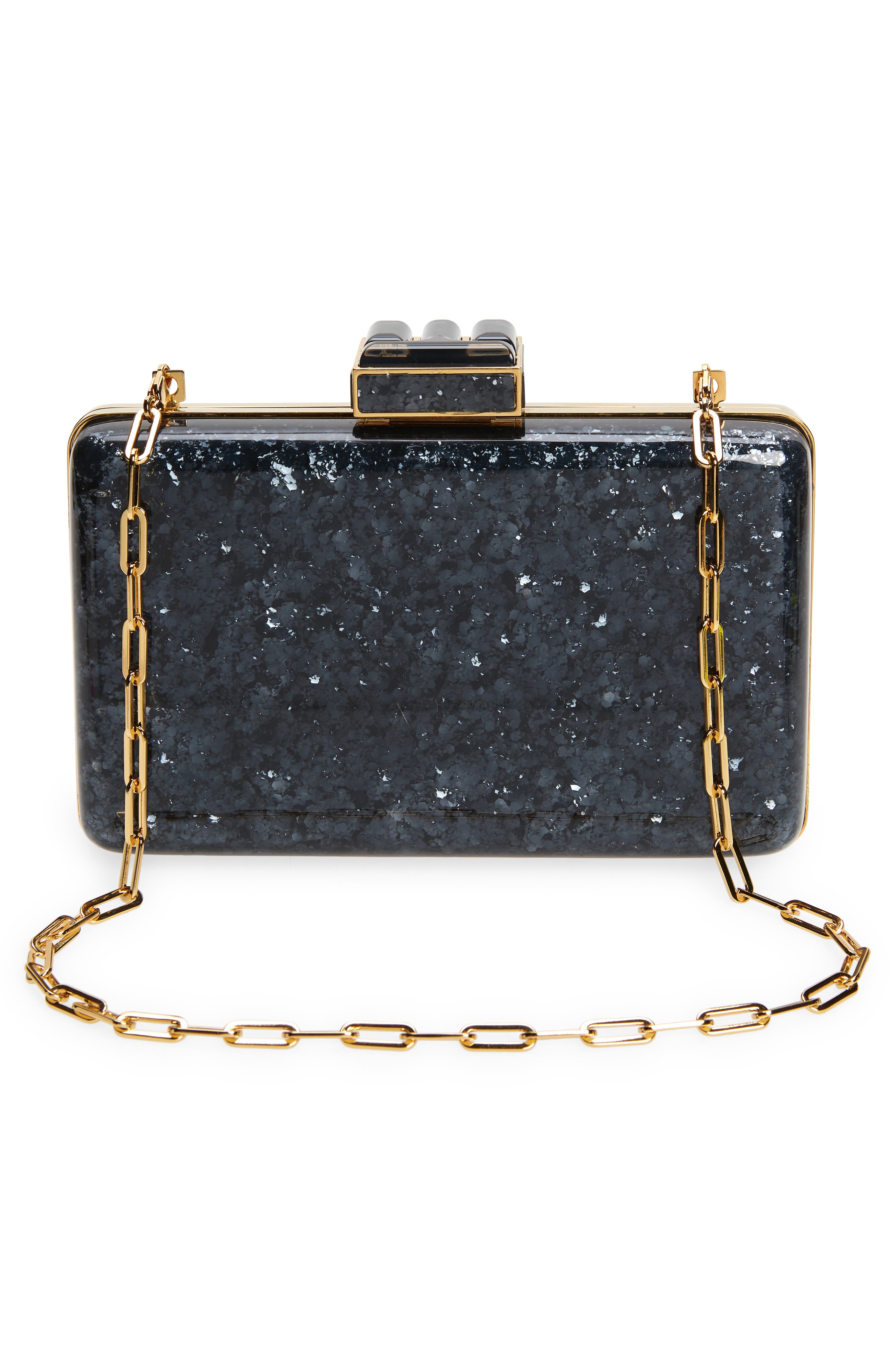 TOM FORD Glitter Clutch, Alternate, color, 