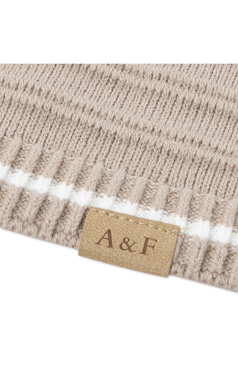 abercrombie kids Kids' Tipped Short Sleeve Cardigan, Alternate, color, Simply Taupe