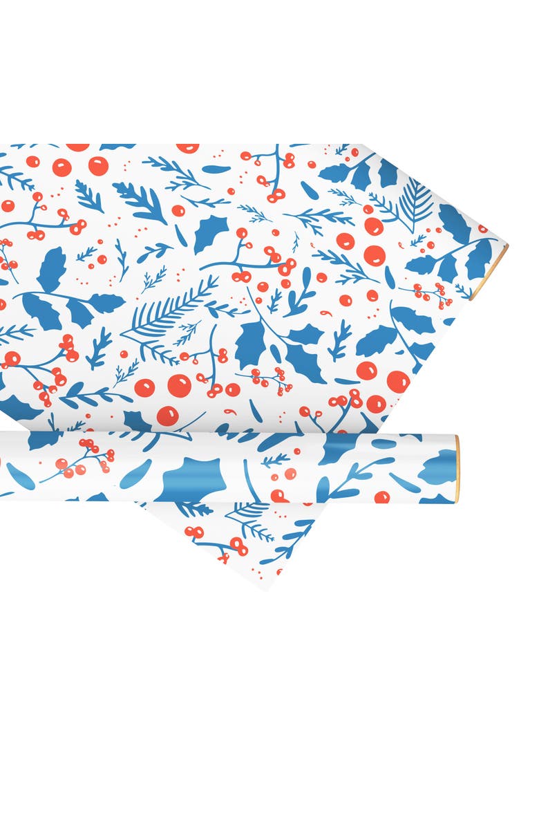 Ramus 
Co Two-Sided "Jolly Blues" Heavyweight Christmas/Holiday Gift Wrap, Alternate, color, Multicolored