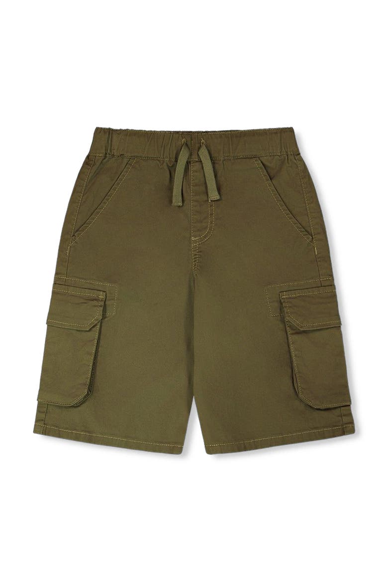 Stretch Twill Bermuda with Cargo Pockets, Main, color, Dark Khaki Green