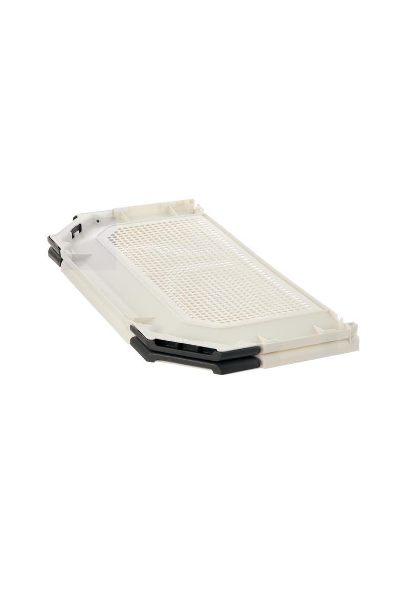 Richell Paw Trax Potty Pad Holder In Light Beige & Black, Potty Training Tray Dogs, Alternate, color, Multicolored