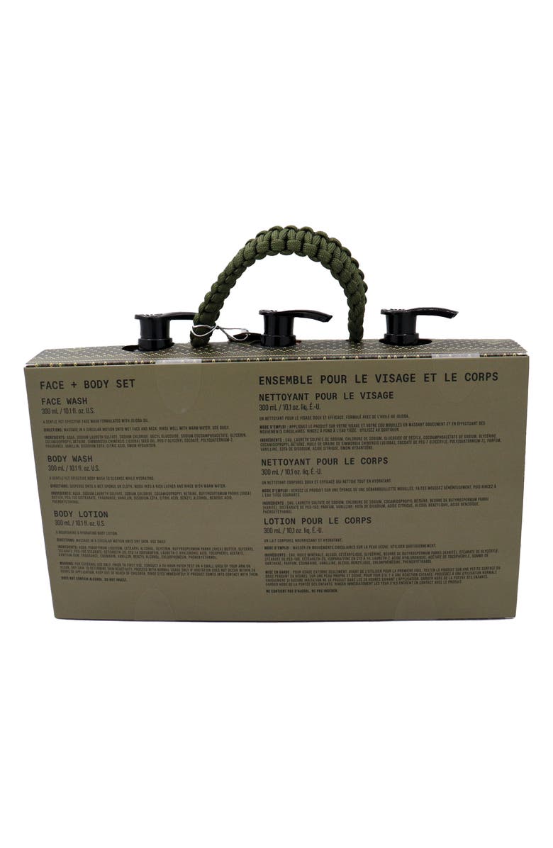 DANIELLE 3-Piece Face & Body Wash Set, Alternate, color, Green