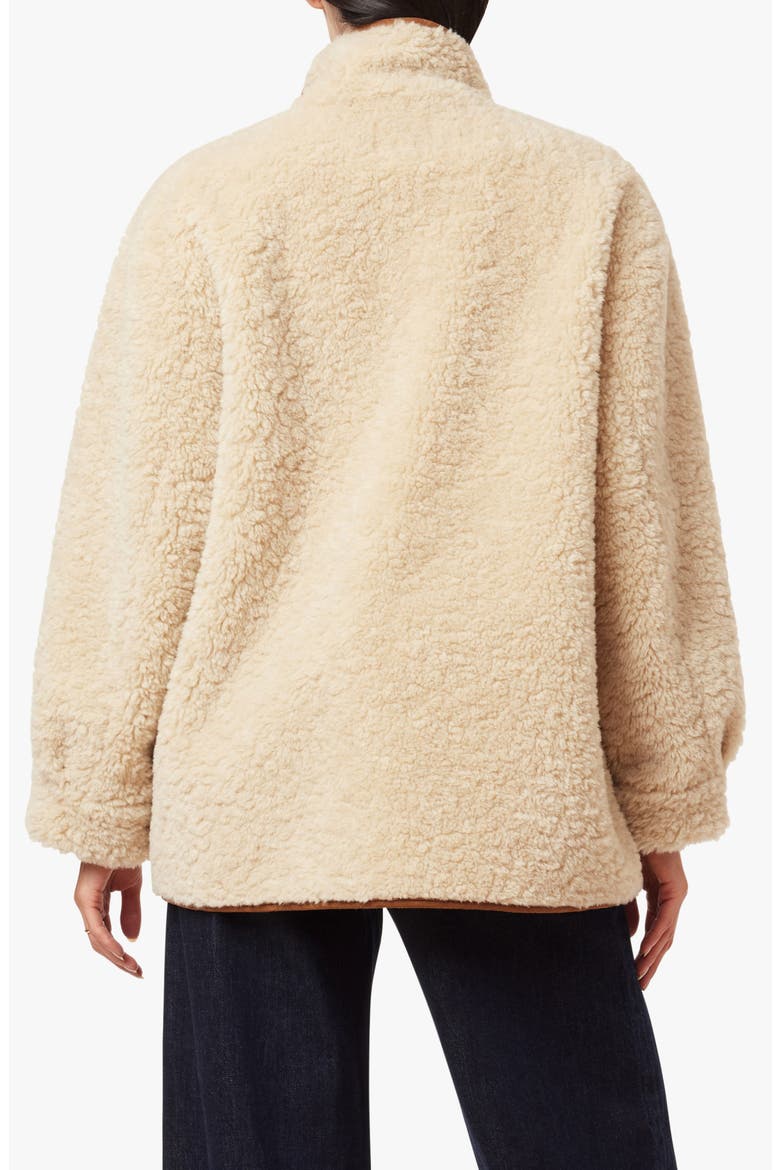 Faux Fur Coat, Alternate, color, NATURAL