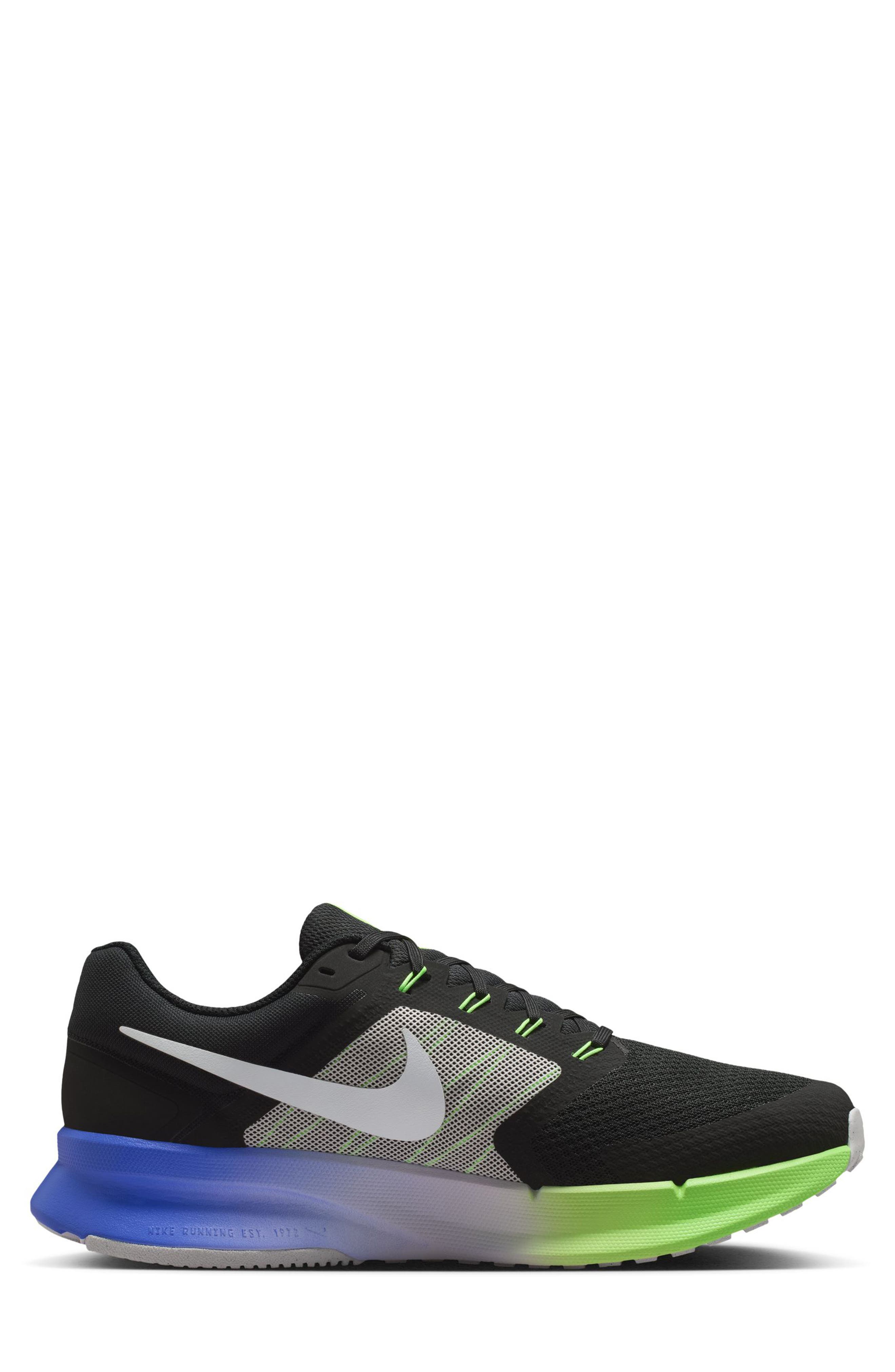 Nike Run Swift 3 Running Shoe, Alternate, color, Black/ White