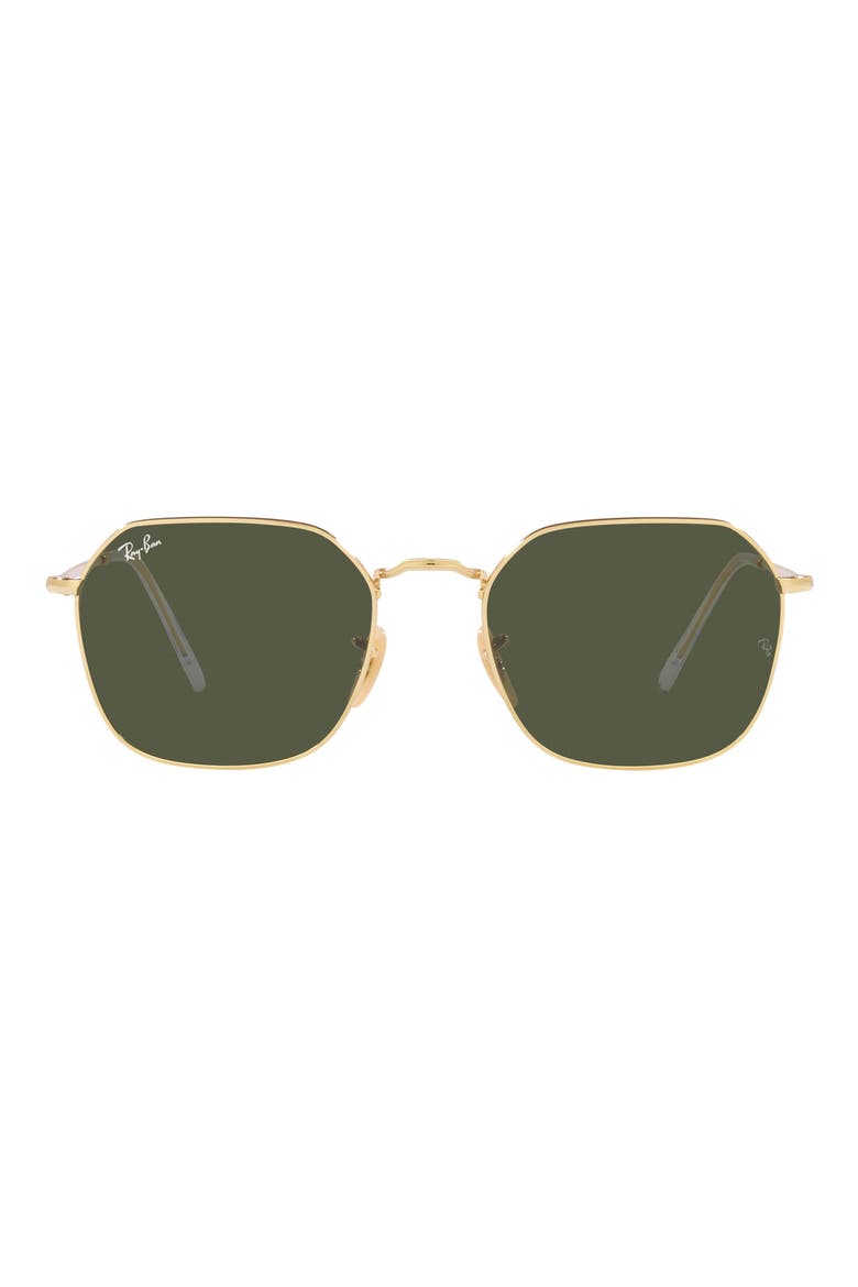 Jim 53mm Irregular Sunglasses, Main, color, GOLD FLASH