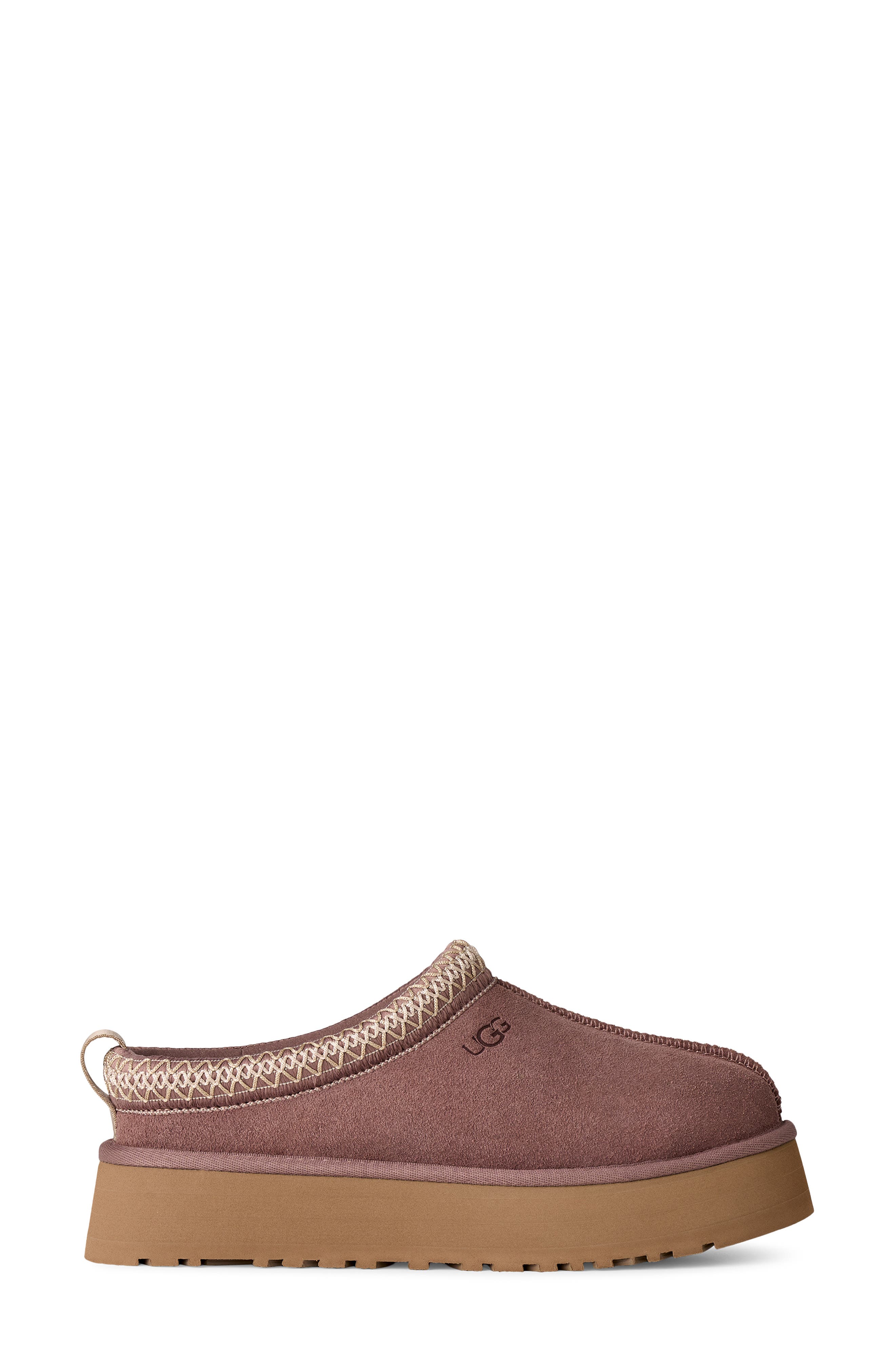 Tazz II Genuine Shearling Lined Platform Slipper, Alternate, color, PORTOBELLO
