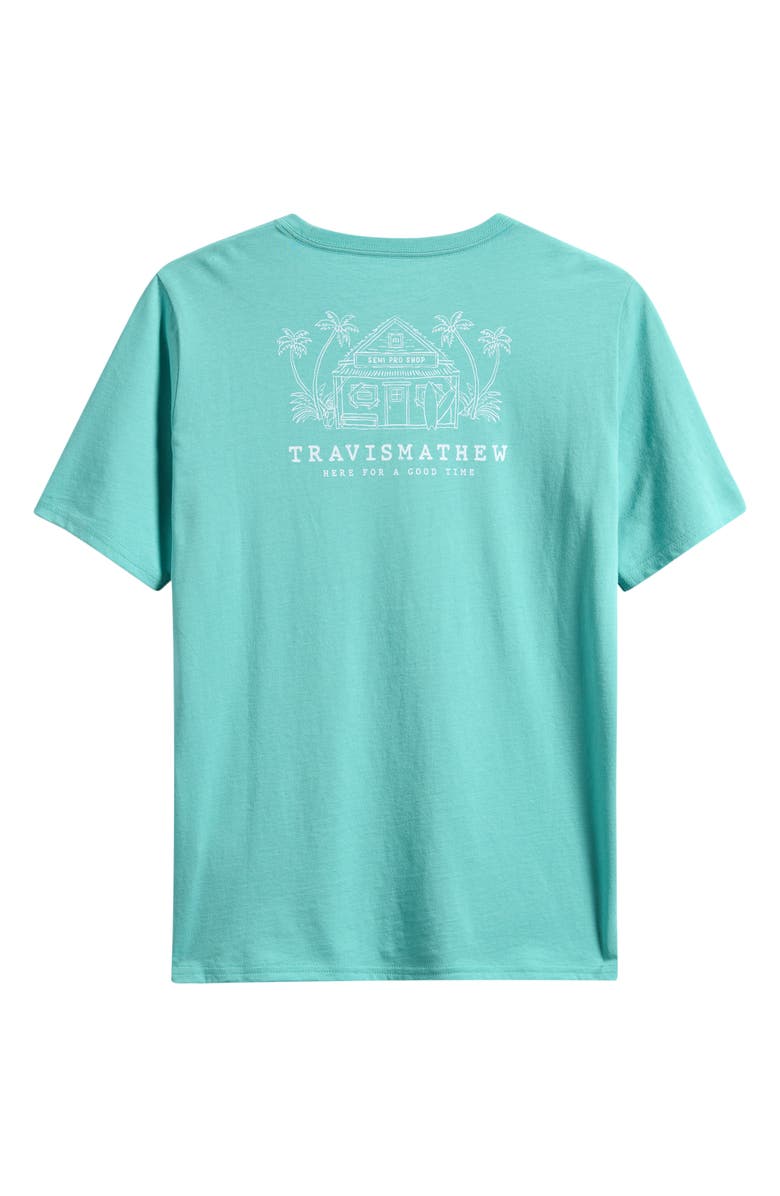 TravisMathew Kids' Wedge Wave Cotton Graphic T-Shirt, Alternate, color, Bright Aqua