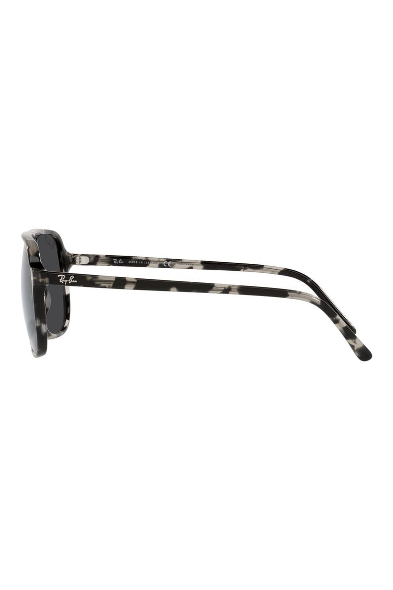 60mm Square Polarized Sunglasses, Alternate, color, GREY HAVANA/ POLAR BLACK