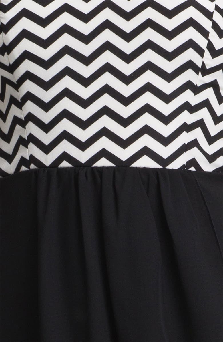 Trixxi Zigzag Print High/Low Dress | Nordstrom Trixxi Zigzag Print High/Low Dress | Nordstrom