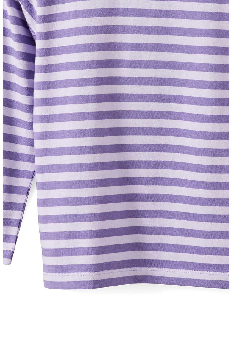 Kid's Essential Long Sleeve Boxy Tee, Alternate, color, Island Punch Vintage Lilac