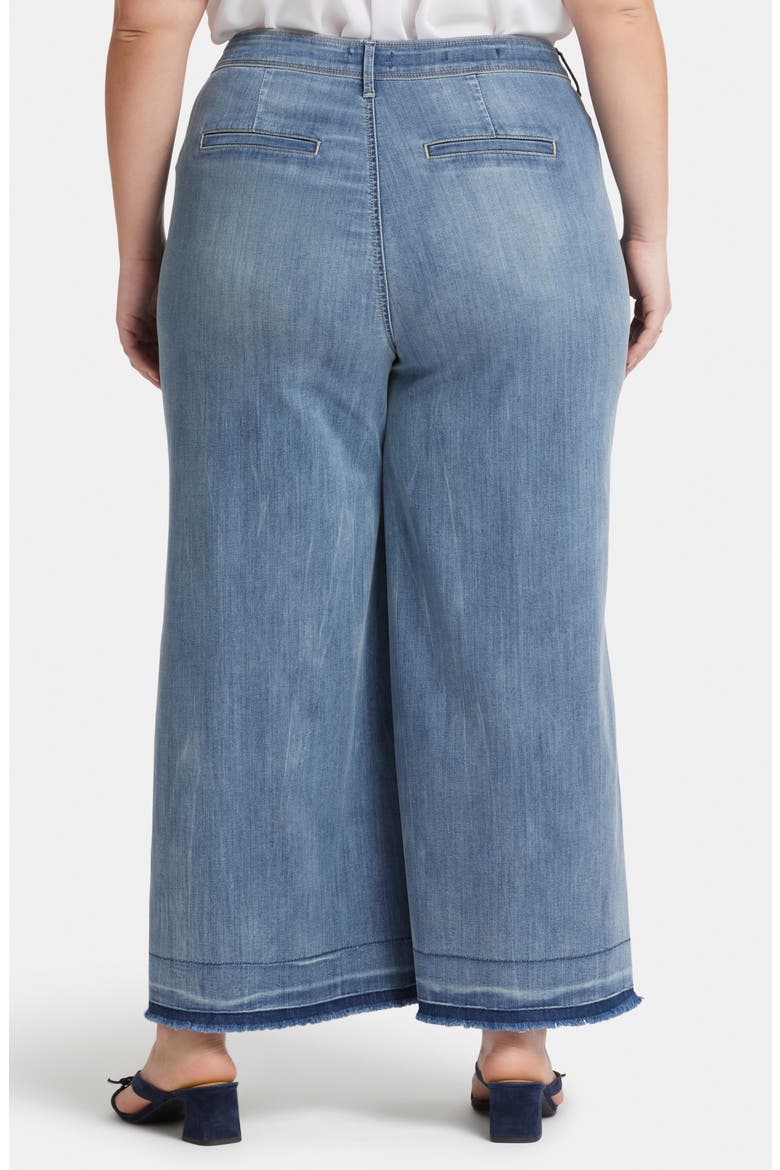 Mona High Waist Ankle Wide Leg Trouser Jeans, Alternate, color, STATE