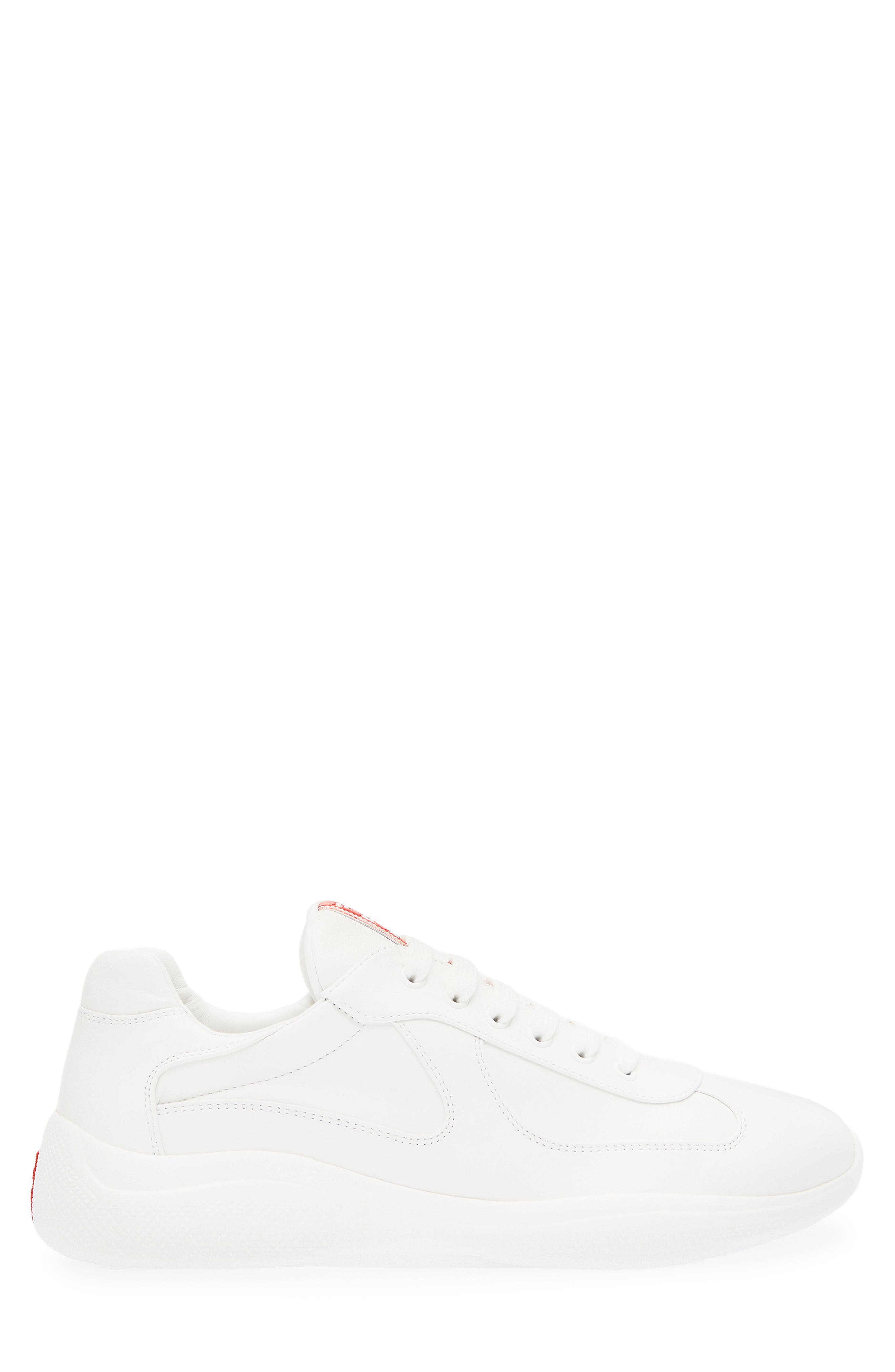 Prada America's Cup Sneaker, Alternate, color, Bianco