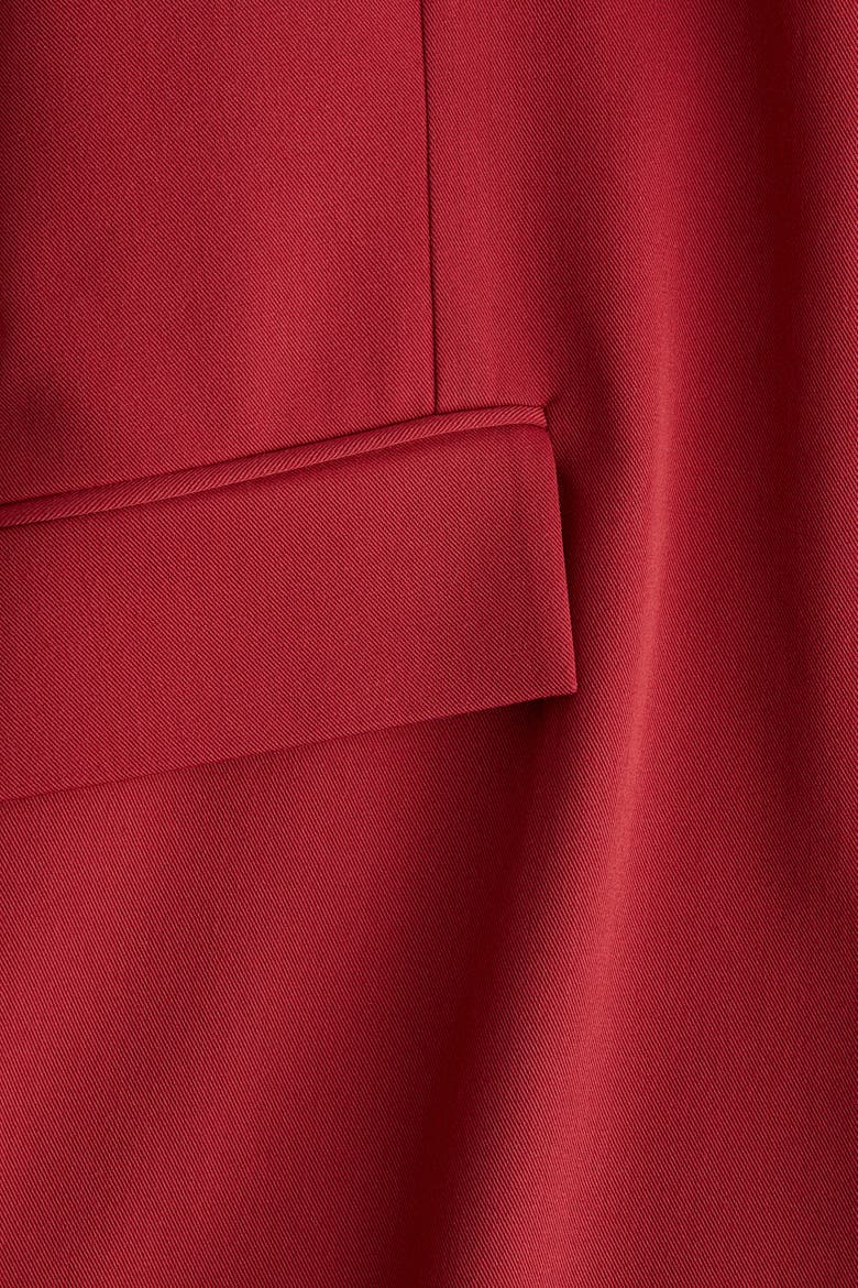 Short Dress, Alternate, color, Dark red