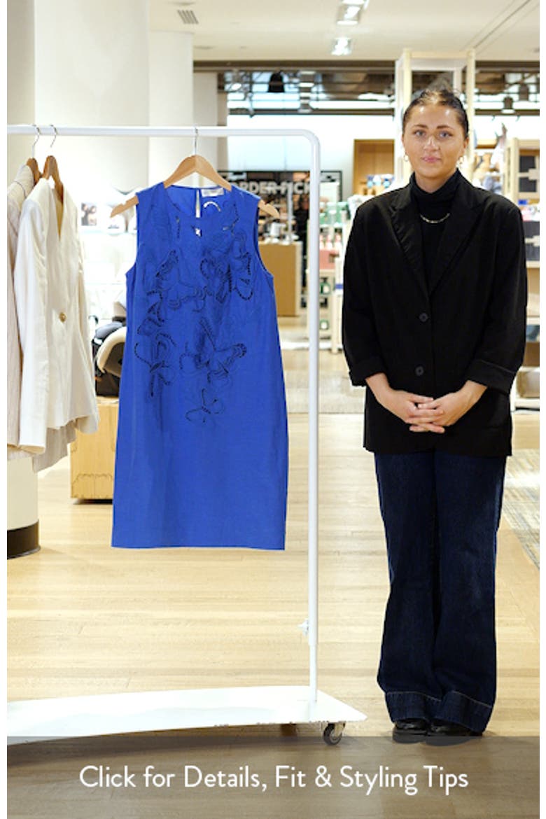 The Isabella Embroidered Sleeveless Dress video