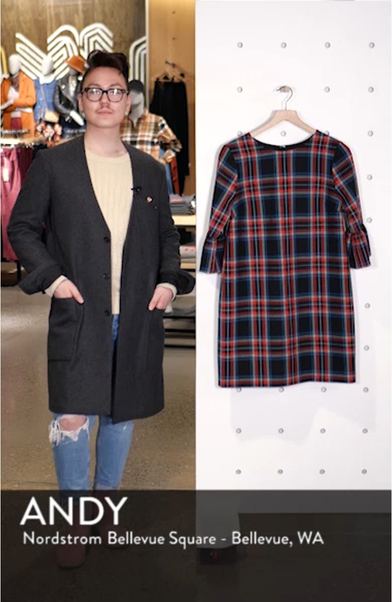 Greenwich Jolly Plaid Shift Dress, sales video thumbnail