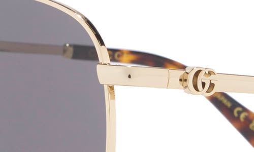 Gucci 60mm Aviator Sunglasses In Multi