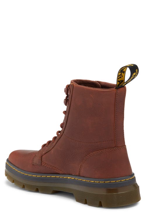 Dr. Martens Combs Lace-up Boot In Cashew