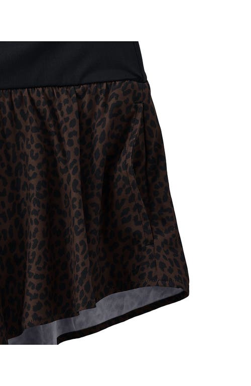 Lands' End 3" Pinchless Flutter Swim Short With Panty In Gold