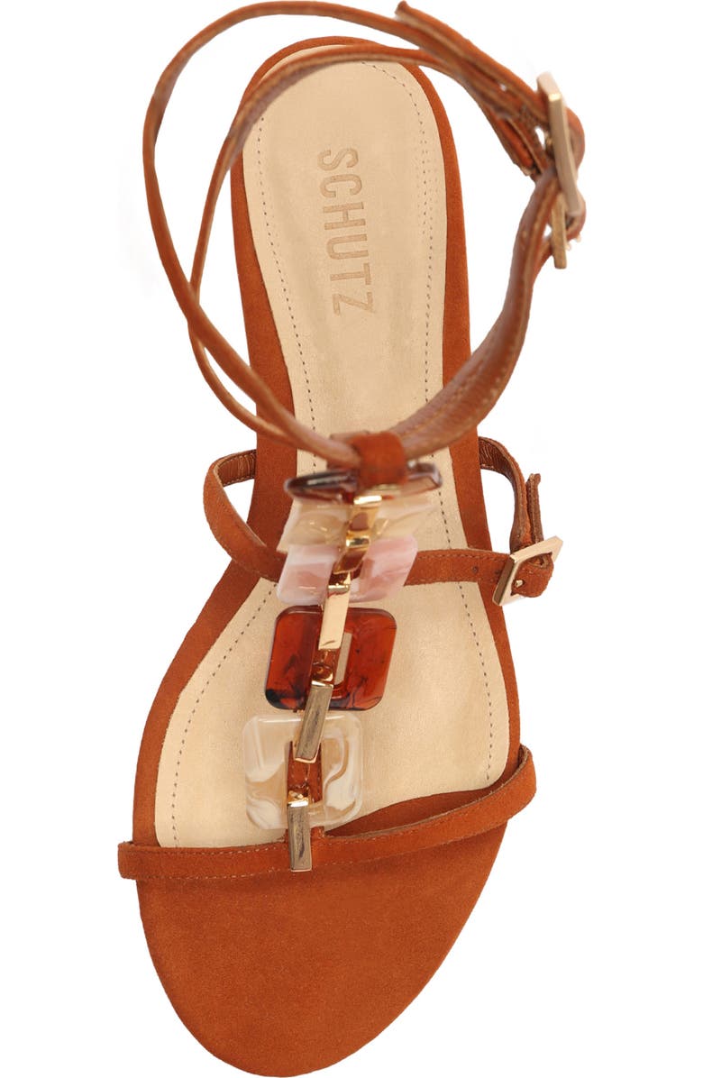 Schutz Cassandra Embellished Sandal, Alternate, color,