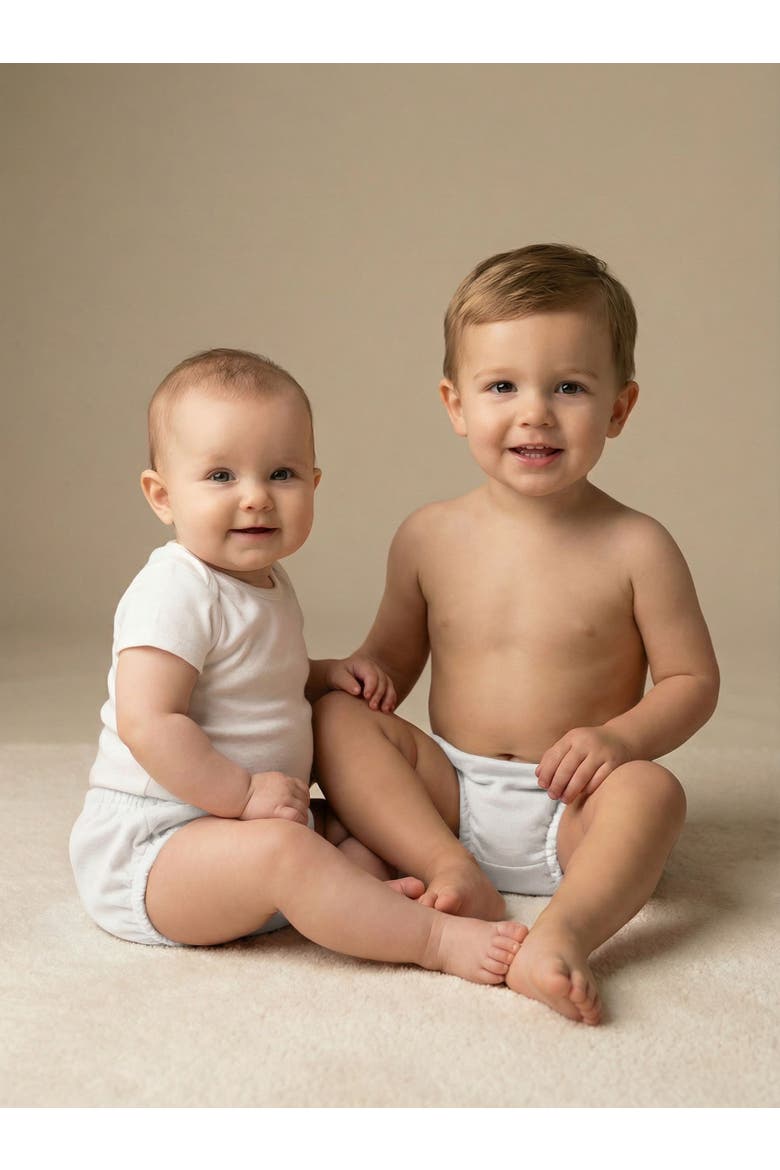 Baby Unisex 100% Soft Organic Cotton Diaper Cover, Alternate, color, Candy Apple