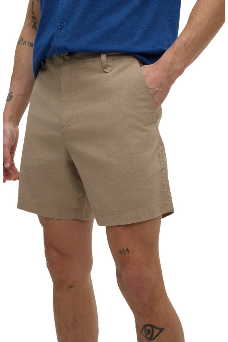 Hemp Latitude 7" Short, Alternate, color, Khaki