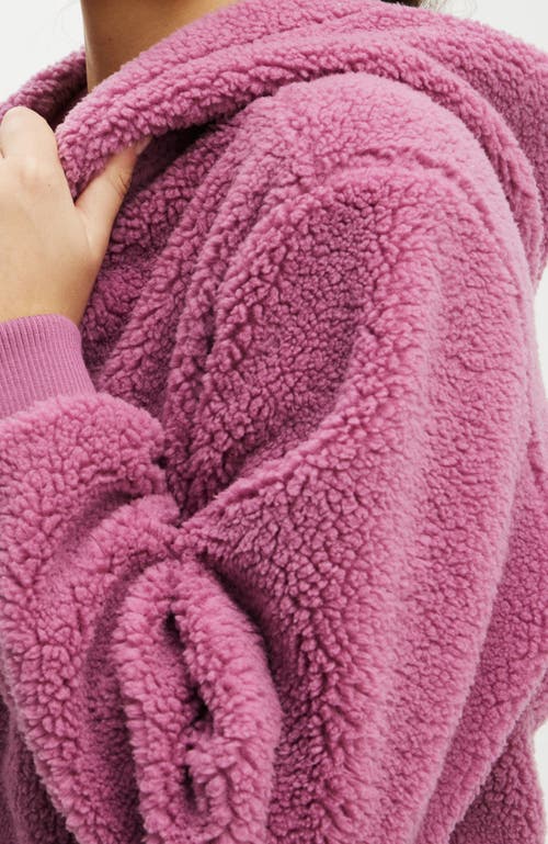 COTTON ON BODY COTTON ON BODY HOODED SOFT FLEECE ZIP THROUGH JACKET 